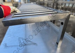 Police - nerez,roštová,nástěnná  1200x350x300