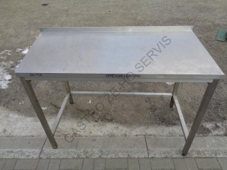 Stůl - nerez s trnoží, ATYP, ZL   1245/1350x650x900