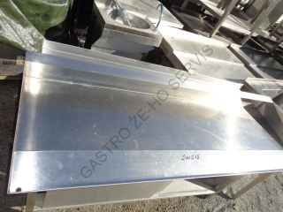 Police na koše - nerez  (1580x500x170)